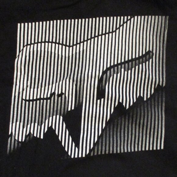 FOX Head Men Small Black White Graphic Motocross Racing Short Sleeve Shirt - Picture 2 of 5